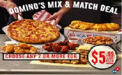 Domino's mix and match deal