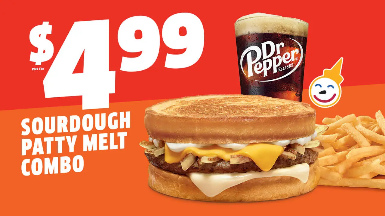 Jack In The Box Offers Sourdough Patty Melt Combo for $4.99
