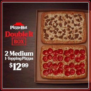 Pizza Hut Double It Box