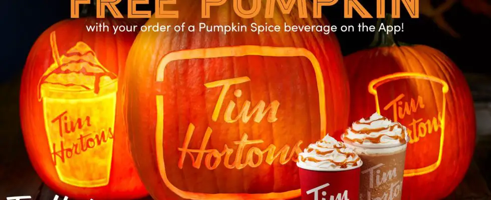 Tim Hortons Free Pumpkin Offer