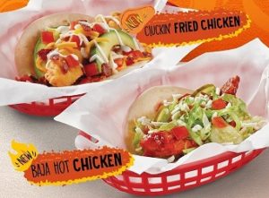 Fuzzy's Taco Cluckin’ Fried Chicken Taco.