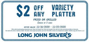 Long John Silver’s $2 Off Any Variety Platter