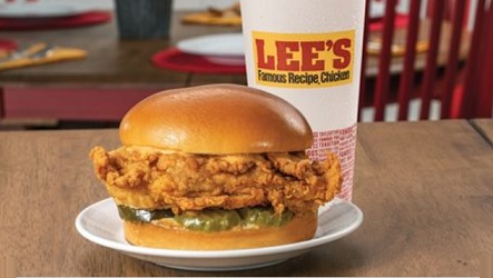 Lee's Famous Recipe Chicken menu