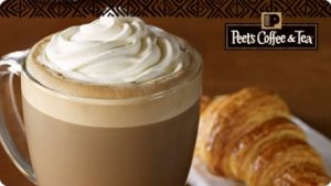 Peet's Coffee & Tea menu