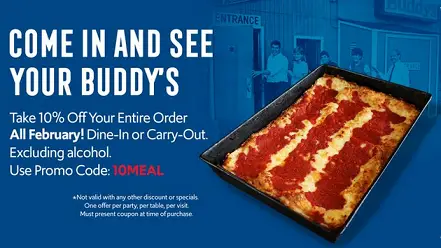 Buddy's Pizza offers