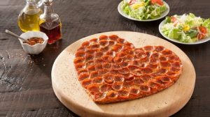 Donatos Heart-Shaped Pizza