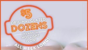 Krispy Kreme $5 Original Glazed Dozens