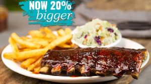 Cheddar’s Rack Baby Back Ribs