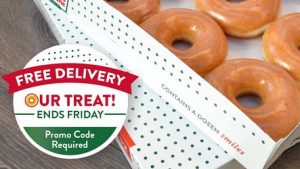 Krispy Kreme free delivery