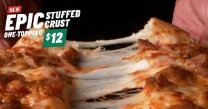 Papa John's New Epic Stuffed Crust pizza