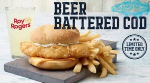Roy Rogers Restaurants Beer Battered Cod